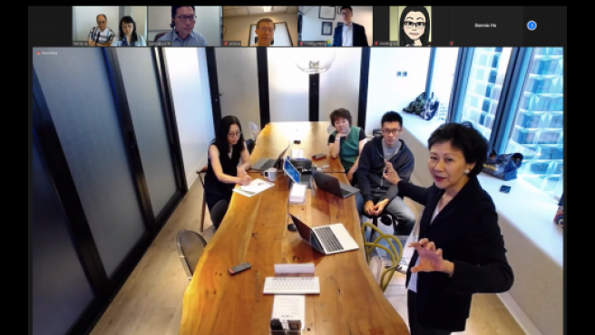 Pitching session of of Horizons Ventures’ investment team